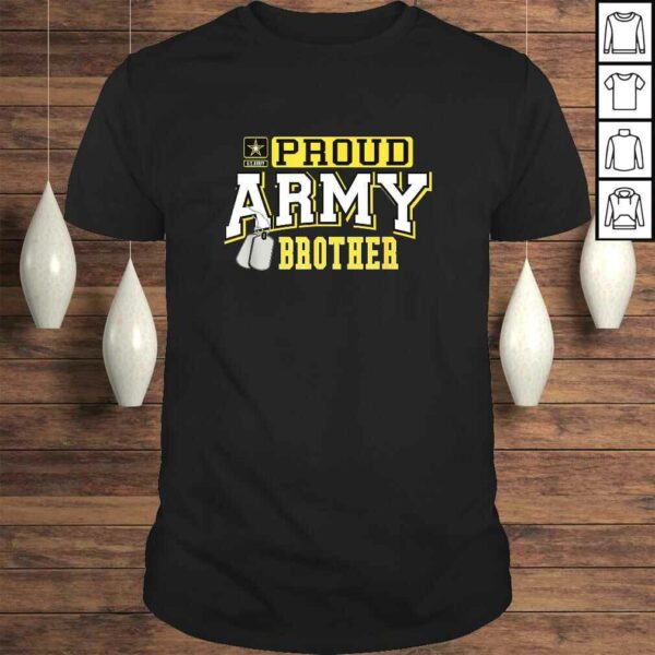 Proud Army Brother Shirt Military Pride TShirt