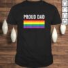 Proud Dad Shirt  Gay Pride LGBTQ Father Parent Tee