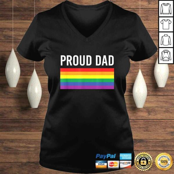Proud Dad Shirt  Gay Pride LGBTQ Father Parent Tee