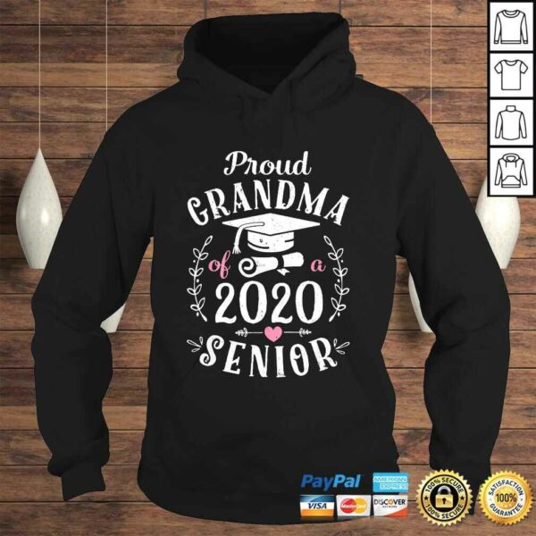 Proud Grandma Of A 2020 Senior Graduate Graduation Gifts Mom Tee Shirt