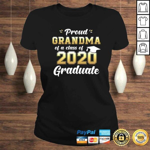 Proud Grandma of a Class of 2020 Graduate Shirt Senior Gift Shirt