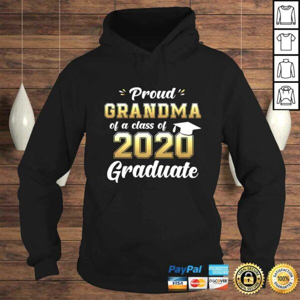 Proud Grandma of a Class of 2020 Graduate Shirt Senior Gift Shirt