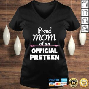 Proud Mom Of An Official Preteen 12th Birthday 12 Years Old Shirt