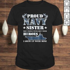 Proud Navy Sister TShirt Proud Navy Sister TShirt