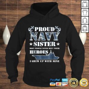 Proud Navy Sister TShirt 3 Proud Navy Sister TShirt 4