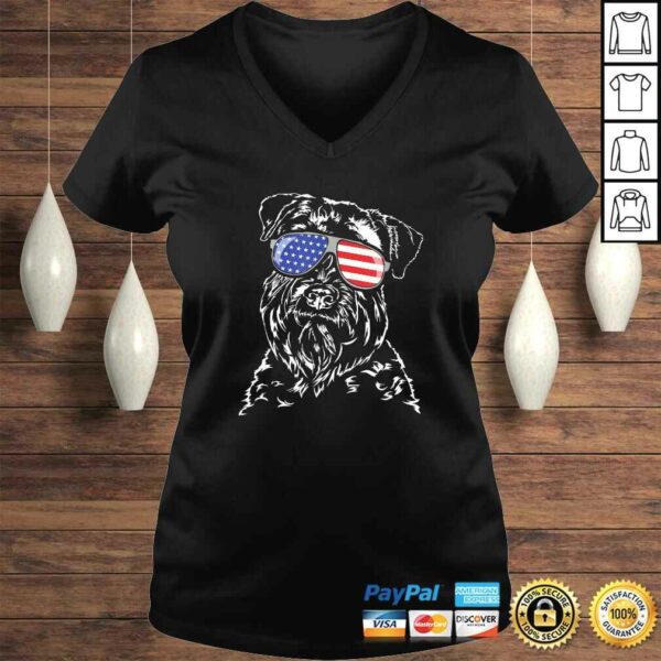 Proud Soft Coated Wheaten Terrier American Flag dog Gift TShirt