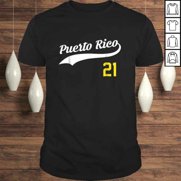 Puerto Rico Baseball 21 Shirt for Santurce Baseball Fans