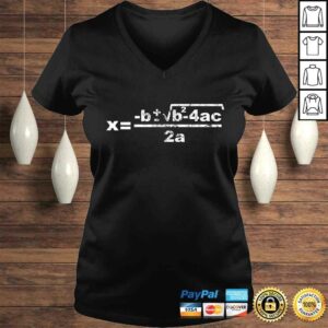 Quadratic Formula for Math class Tee Shirt