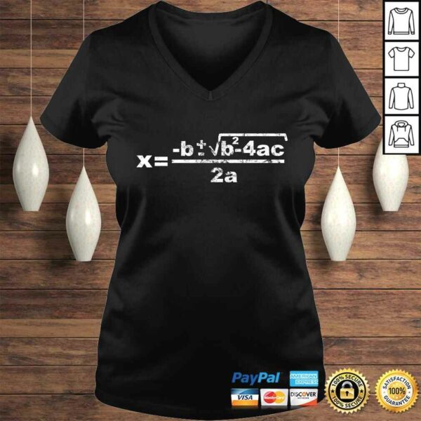 Quadratic Formula for Math class Tee Shirt