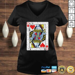 Queen Of Hearts Card Costume Vintage Poker Deck Cards