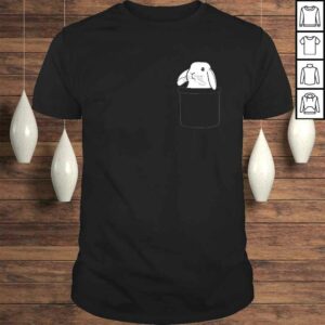 Rabbit Pocket Cute Bunny Women Girls Boys Kids TShirt Rabbit Pocket Cute Bunny Women Girls Boys Kids TShirt