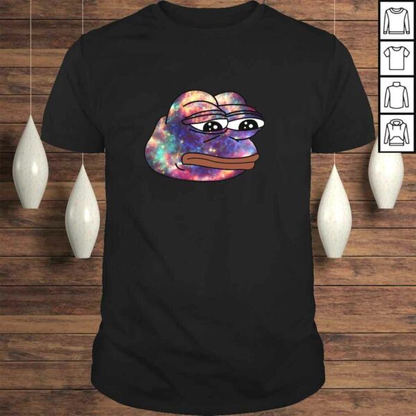 Rare Dank Cosmic Space Frog Meme Pullover Hoodie