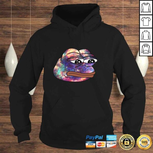 Rare Dank Cosmic Space Frog Meme Pullover Hoodie