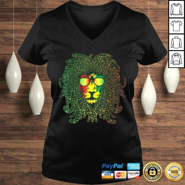 Rasta Lion Shirt  Cute Reggae Lion Shirt Gift