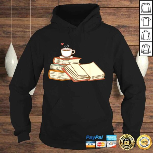 Reader Read Book Bibliomane Library Coffee Love Caffein Gift TShirt