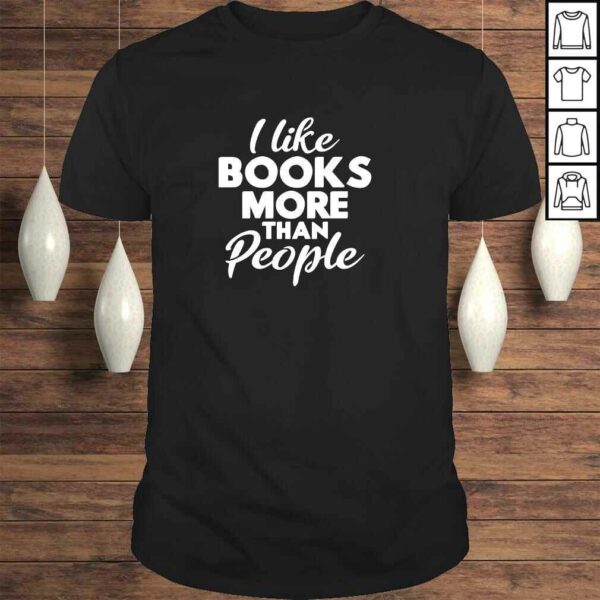 Reading I Like Books More Than People Pullover Hoodie