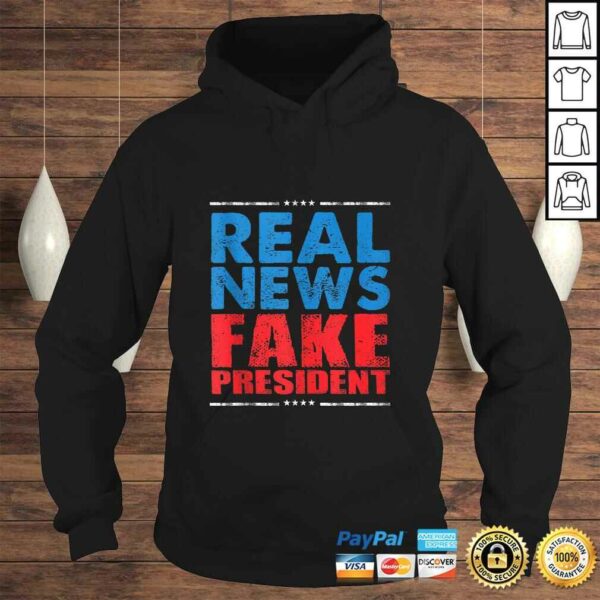 Real News Fake President Anti Trump Impeach Trump 86 45 Gift Shirt