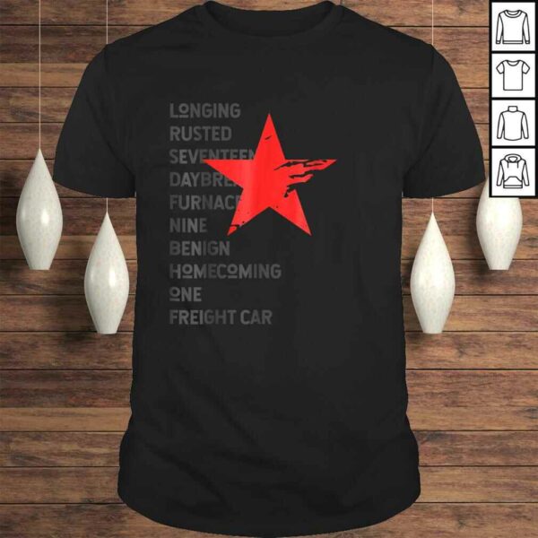 Red Soldier Trigger Words Winter Star Hero Gift TShirt