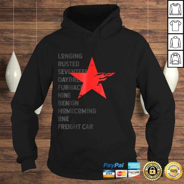 Red Soldier Trigger Words Winter Star Hero Gift TShirt