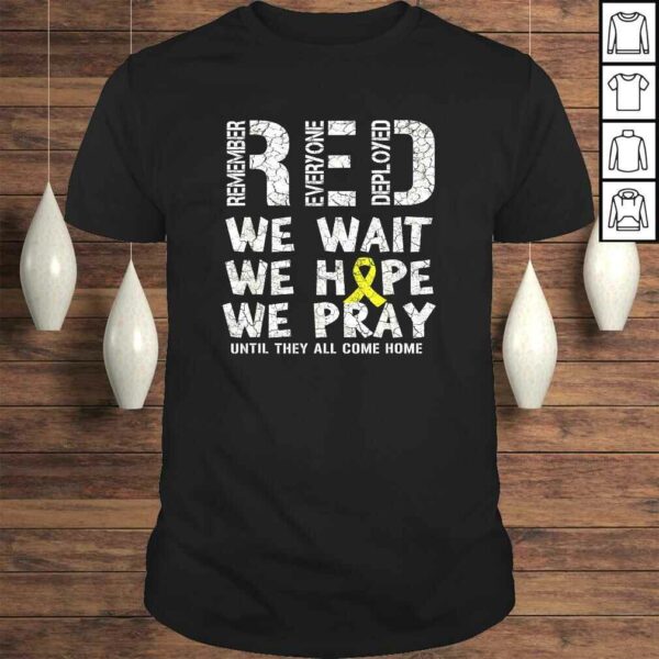 Remember Everyone Deployed – Red Friday Military Shirt