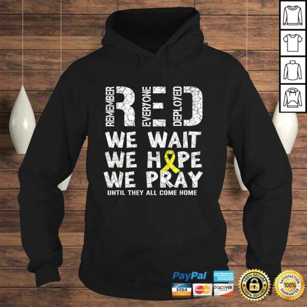 Remember Everyone Deployed – Red Friday Military Shirt