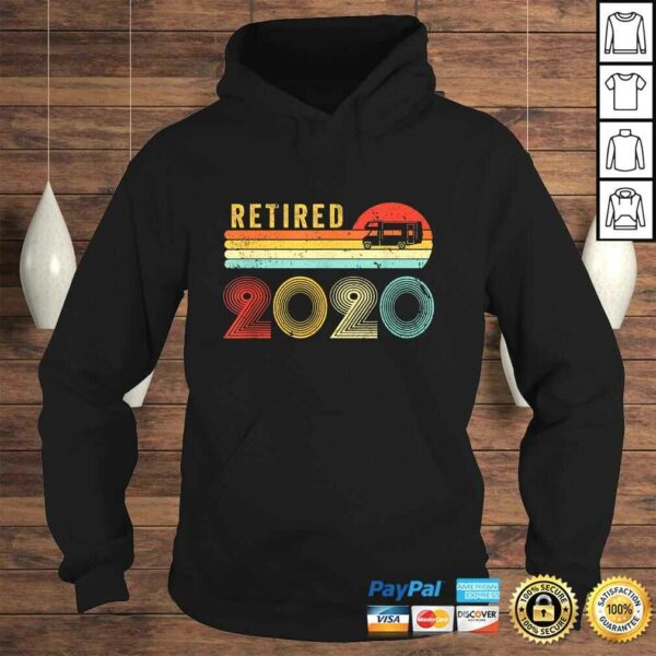 Retired 2020 Shirt For RV Campers Gift Retro RetiremenShirt