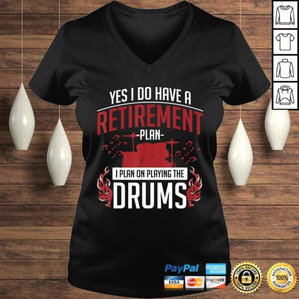 Retired Drummer Drums Tee Shirt