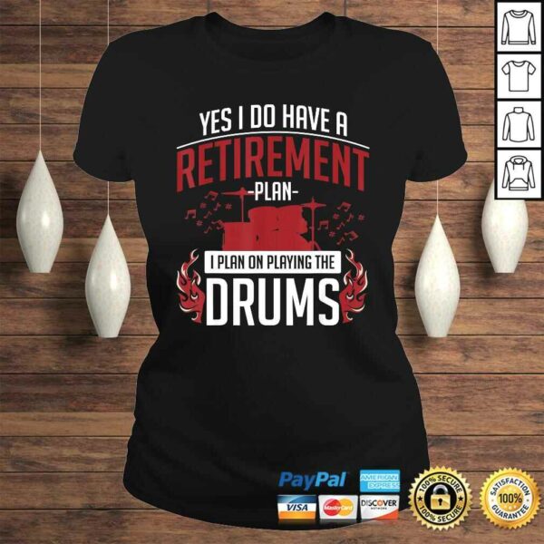 Retired Drummer Drums Tee Shirt