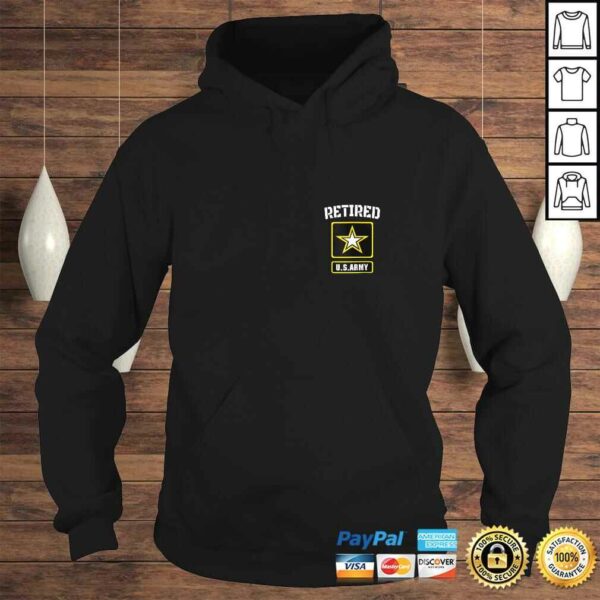 Retired US Army Veteran  Gift for Veteran Day  Zip Hoodie