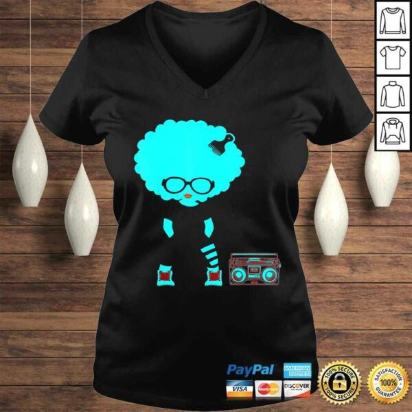 Retro Afro Hair Shirt Natural Hair Shirt cute girl Shirt