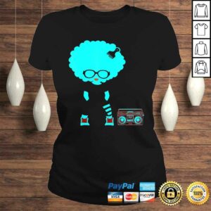 Retro Afro Hair Shirt Natural Hair Shirt cute girl Shirt 3