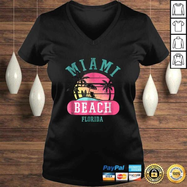 Retro Cool Miami Beach Mens Womens Florida Beaches Shirt