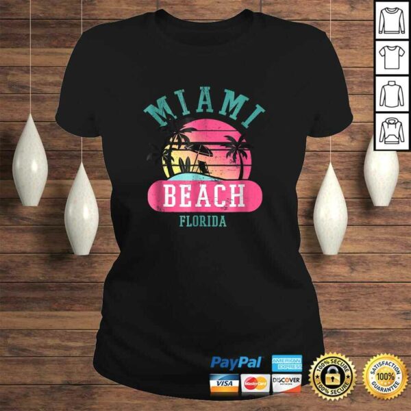 Retro Cool Miami Beach Mens Womens Florida Beaches Shirt