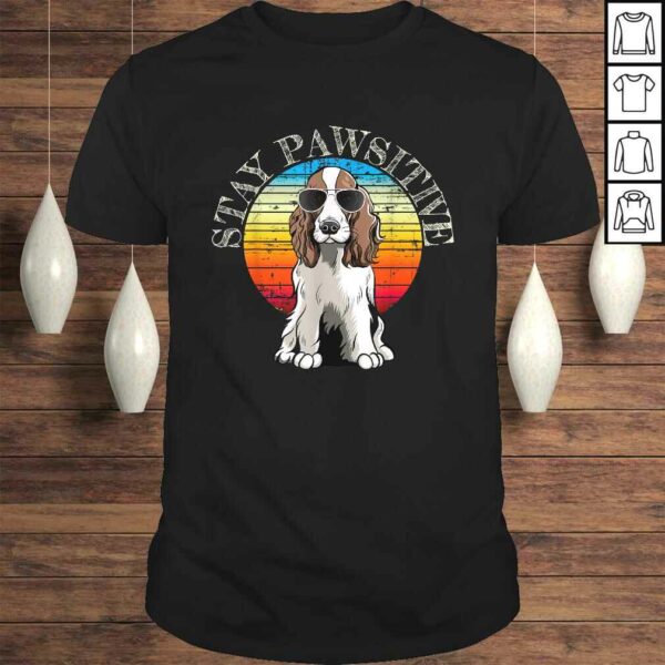 Retro English Springer Spaniel Shirt Men Women Kids Gift