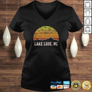 Retro Lake Lure North Carolina Mountain SunseTShirt 1 Retro Lake Lure North Carolina Mountain SunseTShirt 2