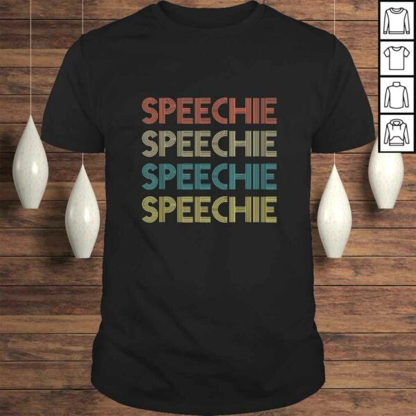 Retro Speechie Speech TherapisShirt for SLP