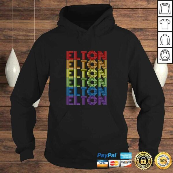 Retro Style Elton Rainbow Shirt