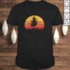 Retro Sun Minimalist Pine Tree Vintage Graphic Long Sleeve Gift TShirt