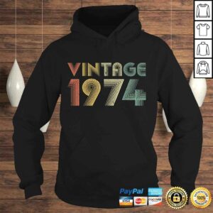 Retro Vintage 1974 Shirt 45th Birthday Gifts 45 Years Old 4