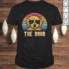 Retro Vintage Goldendoodle The Dood Shirt Gift Dad Mom Kids