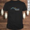 Retro Virginia Shirt Vintage Sunrise Mountains Tee Design
