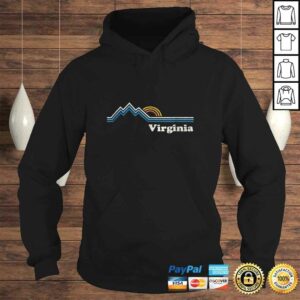 Retro Virginia Shirt Vintage Sunrise Mountains Tee Design 3 Retro Virginia Shirt Vintage Sunrise Mountains Tee Design 4