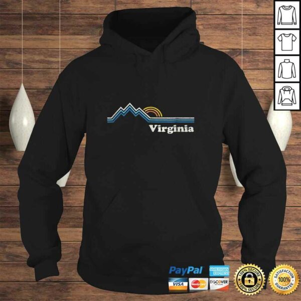 Retro Virginia Shirt Vintage Sunrise Mountains Tee Design