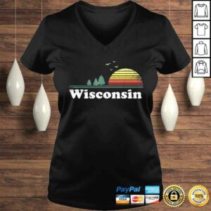 Retro Wisconsin State Park WI Home Design Tee Shirt