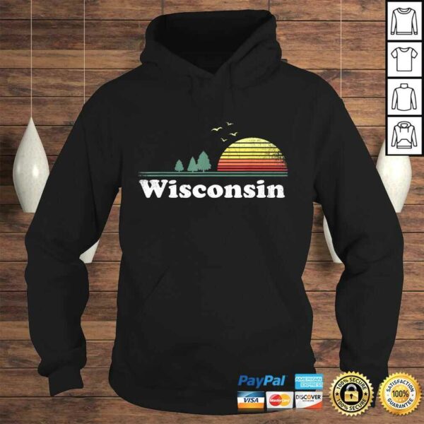 Retro Wisconsin State Park WI Home Design Tee Shirt