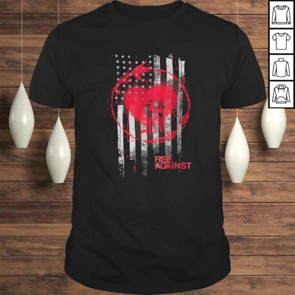 Rise Against- Stained Flag – Official Merchandise Shirt