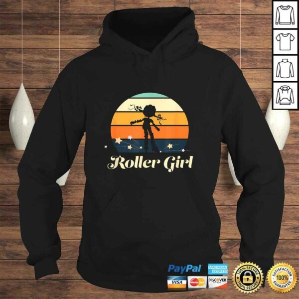 Roller Girl Vintage Rollerblades Gift Roller Skating Tee T-Shirt