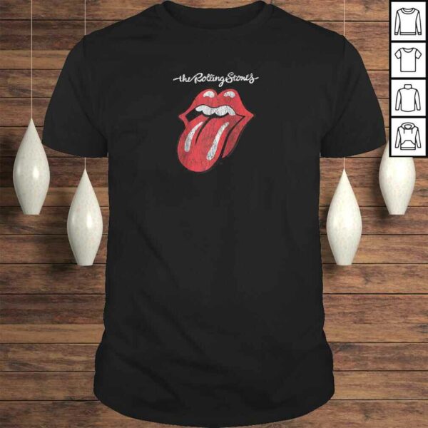 Rolling Stones Official Script Tongue Raglan Baseball Tee