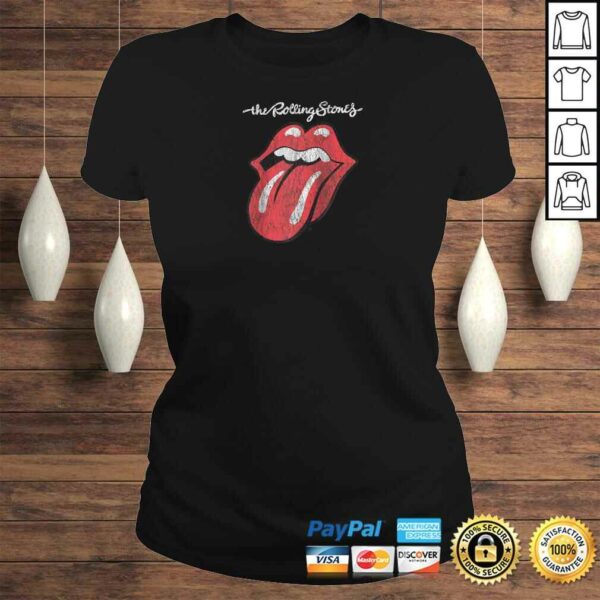 Rolling Stones Official Script Tongue Raglan Baseball Tee