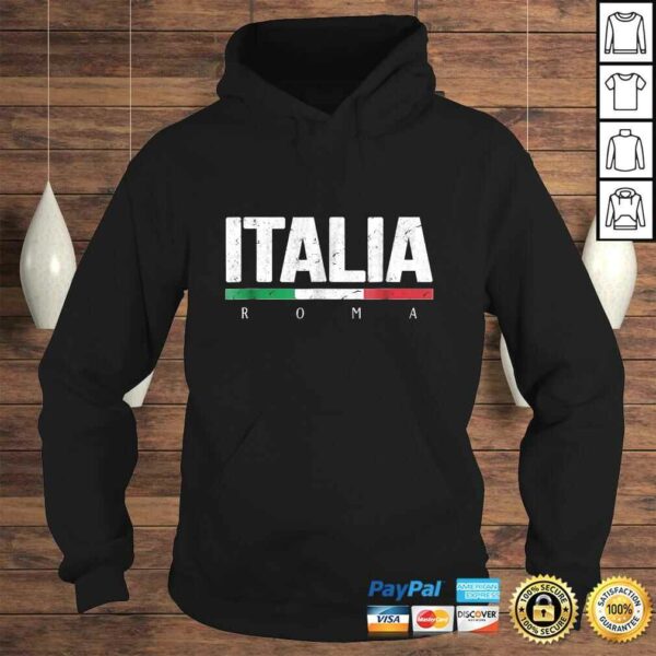 Rome Italy Shirt Italian Flag Italia Tourist Roma Souvenir